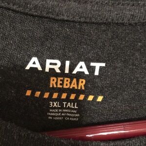 ARIAT REBAR POCKET T-SHIRT 3X
